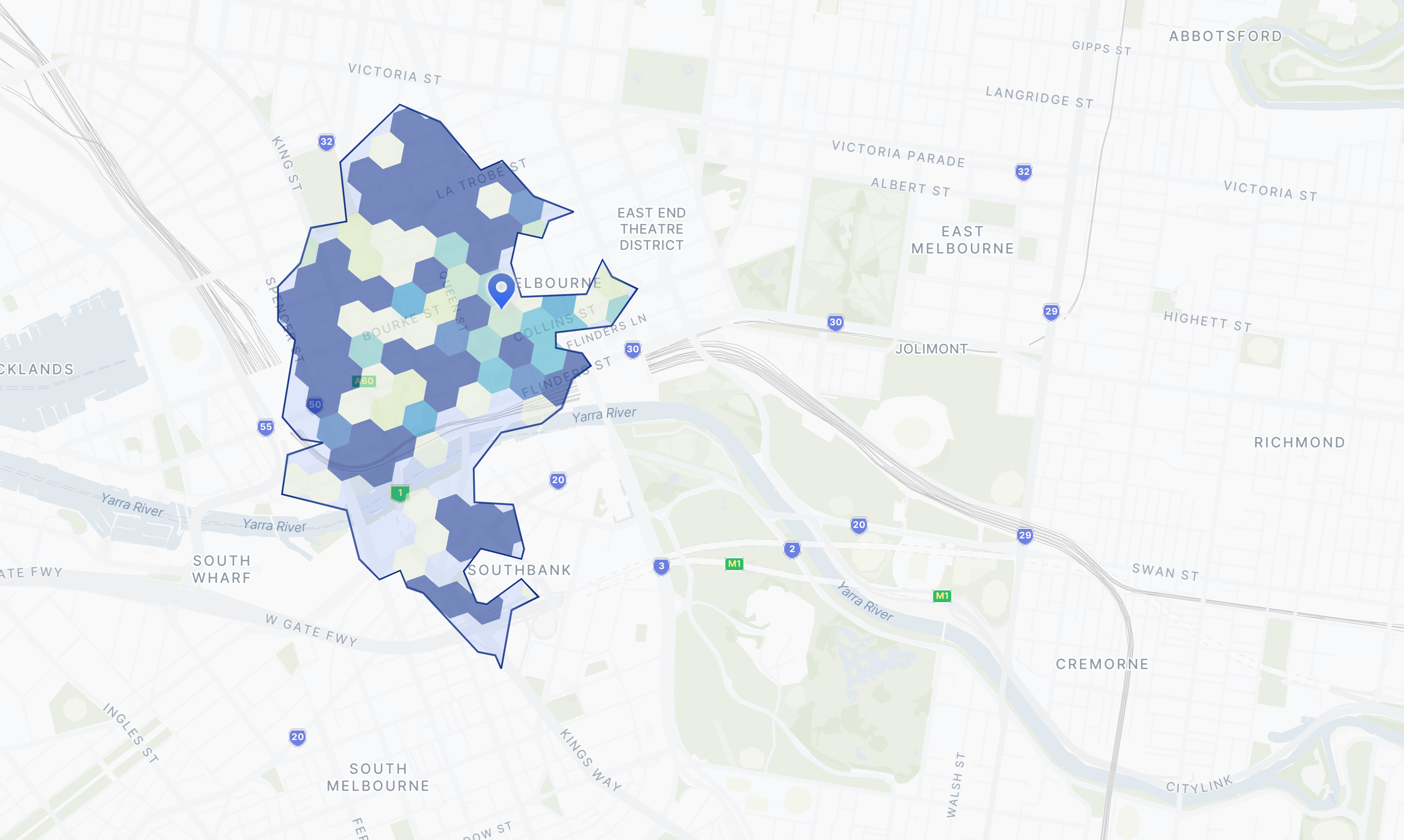 Define the catchment any way you draw it.